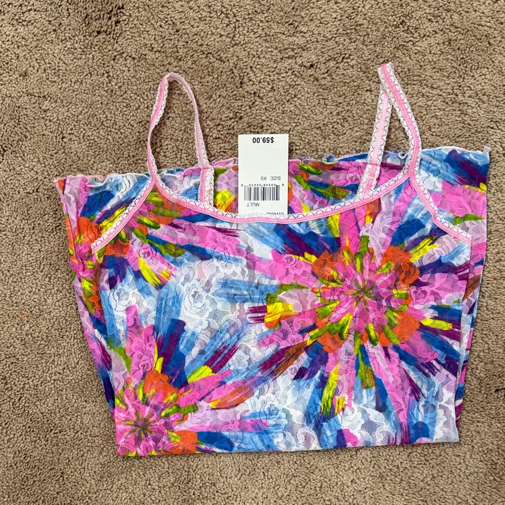 Hanky Panky Multicolor Floral Chemise - Picture 5 of 6